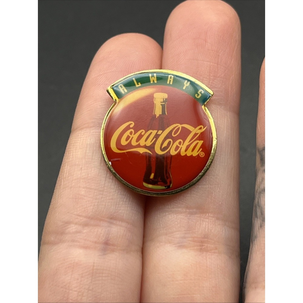 Always Coca-Cola Coke Bottle Lapel Hat Pin